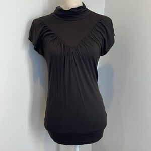 Chocolate Brown short sleeve top